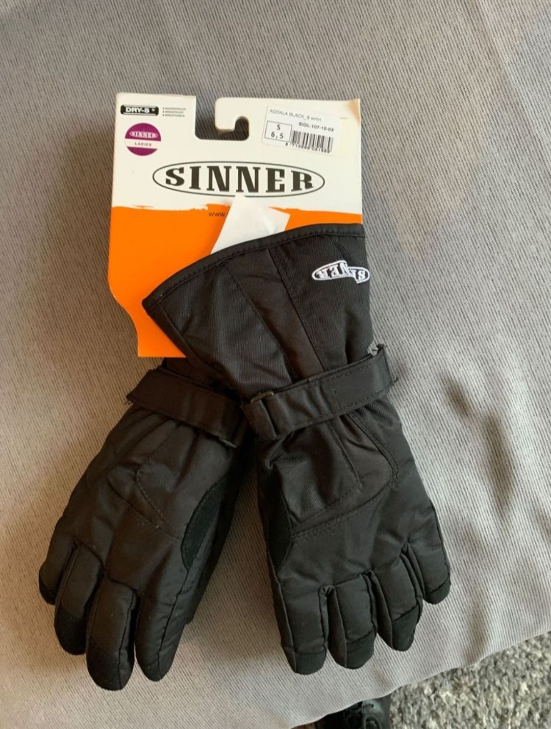 Зимние женские перчатки на подростка S 6,5