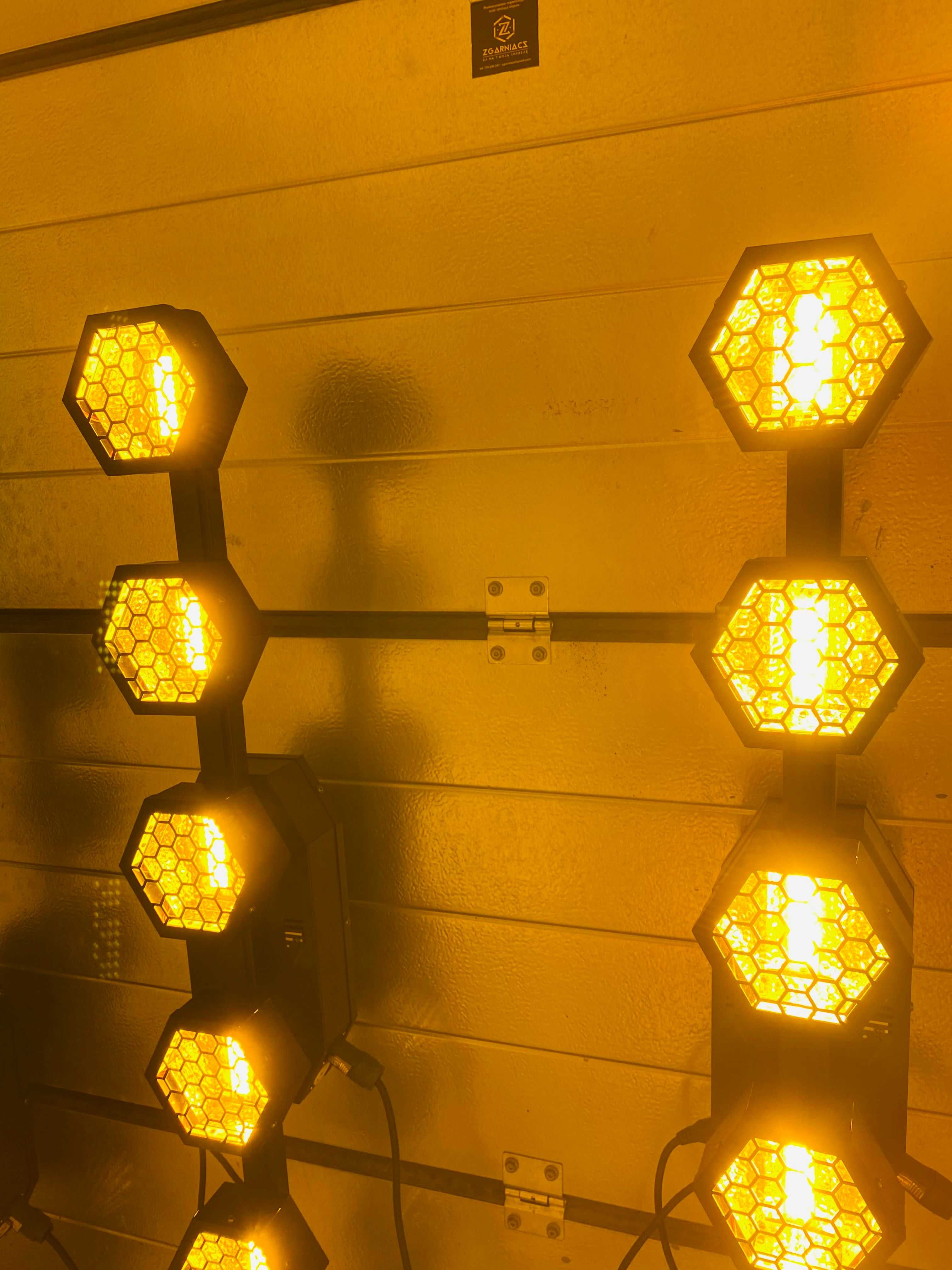 2x Lampa Retro Vintage Hexaline jak P2 420w + Nogi + Torby suntrip COB