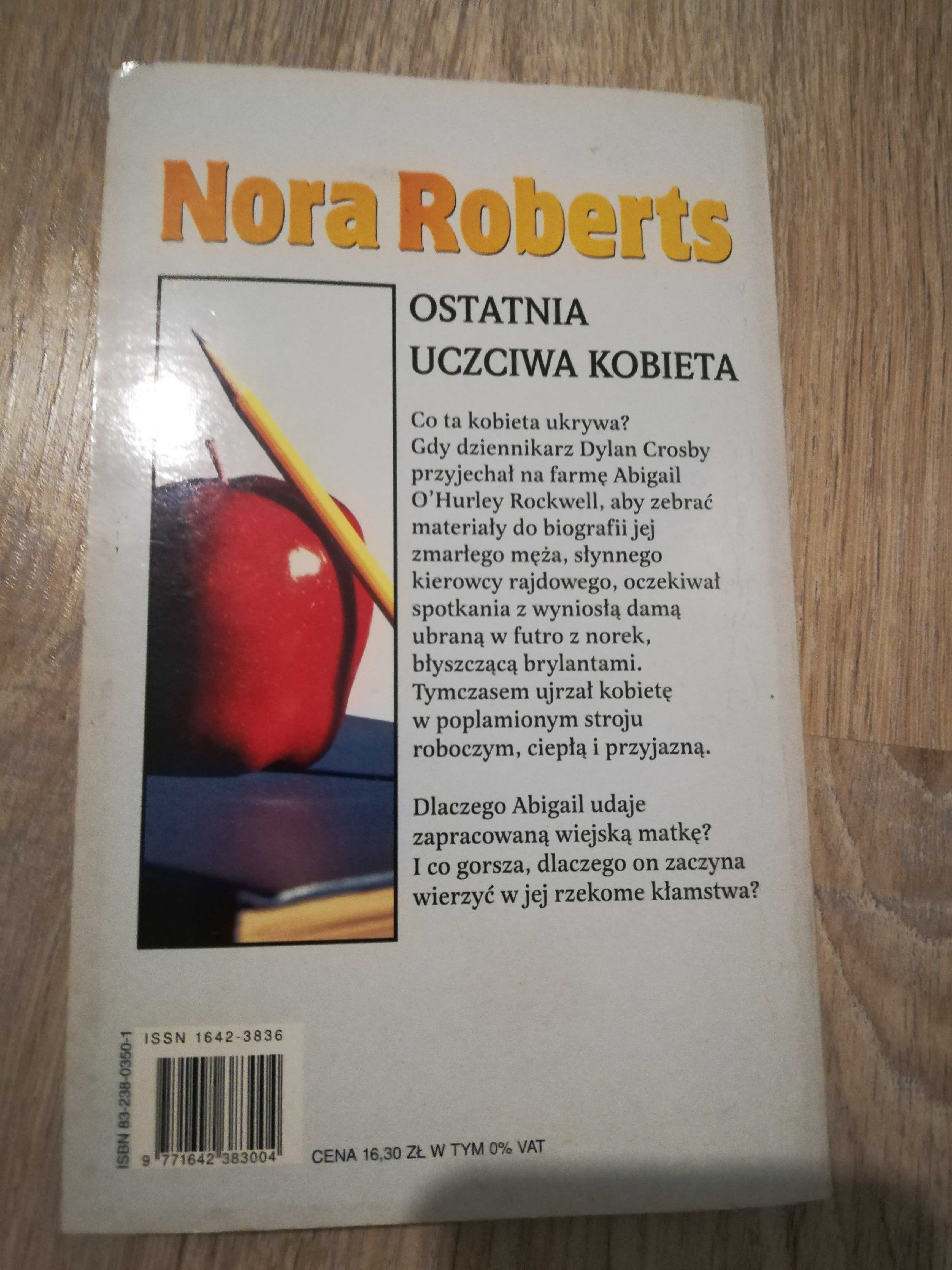 Książka Harlequin  Nora Roberts -Ostatnia uczciwa kobieta