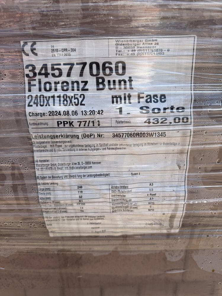 Kostka brukowa Cegła klinkierowa brukowa wienerberger nowa