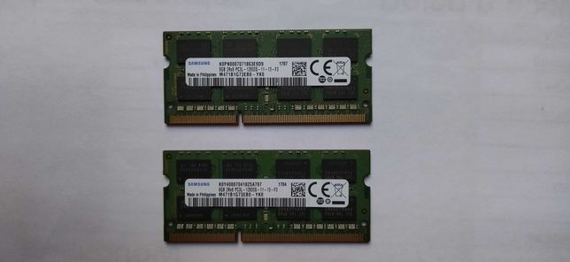Pamięć do laptopa RAM DDR3 16Gb 12800S (2X8Gb) TANIO!!!