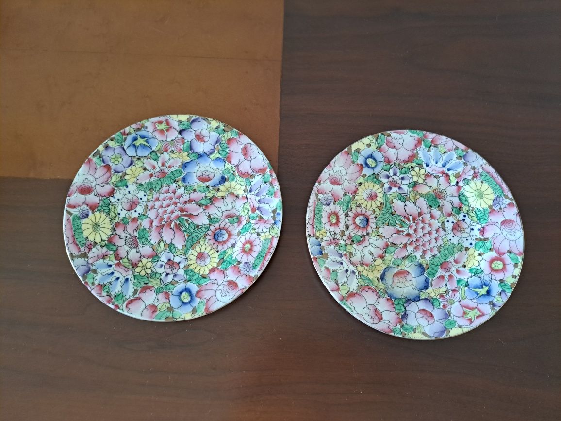 Porcelana chinesa, pratos decorativos