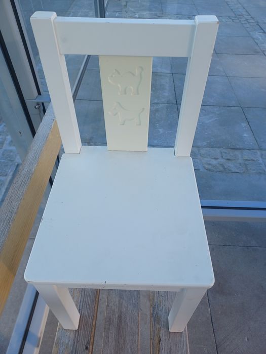 Krzeselko dziecięce kritter biale