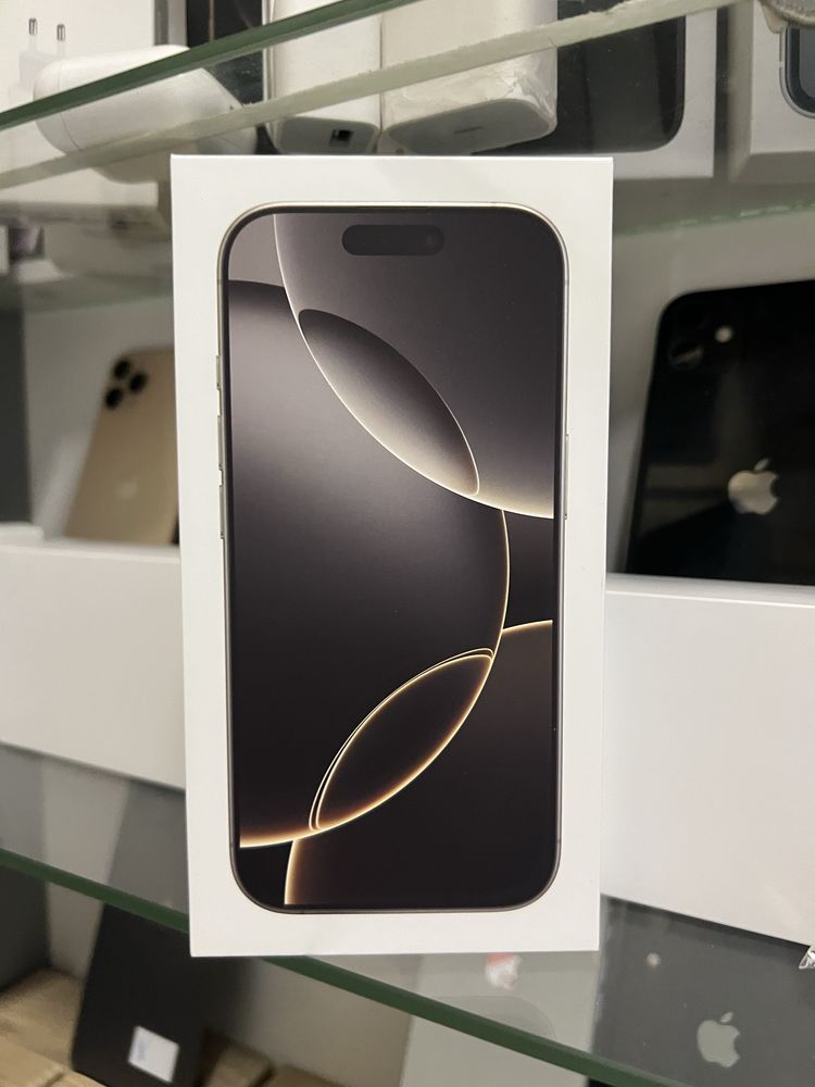 НОВИЙ iPhone 16 Pro 128gb Natural Titanium Neverlock гарантія