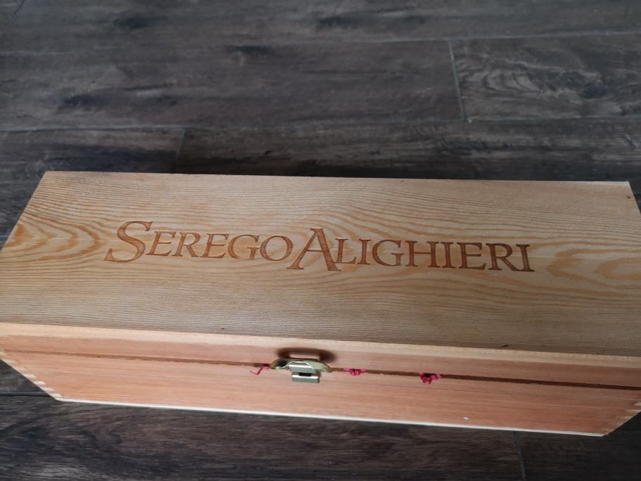 Sergo Alighieri oryginalna kolekcjonerska skrzynka drewniana na wino