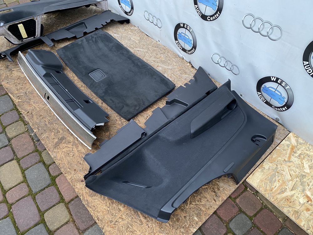 Audi Q7 4M0 Задні обшивки багажника ауді ку7 задні карти багажника