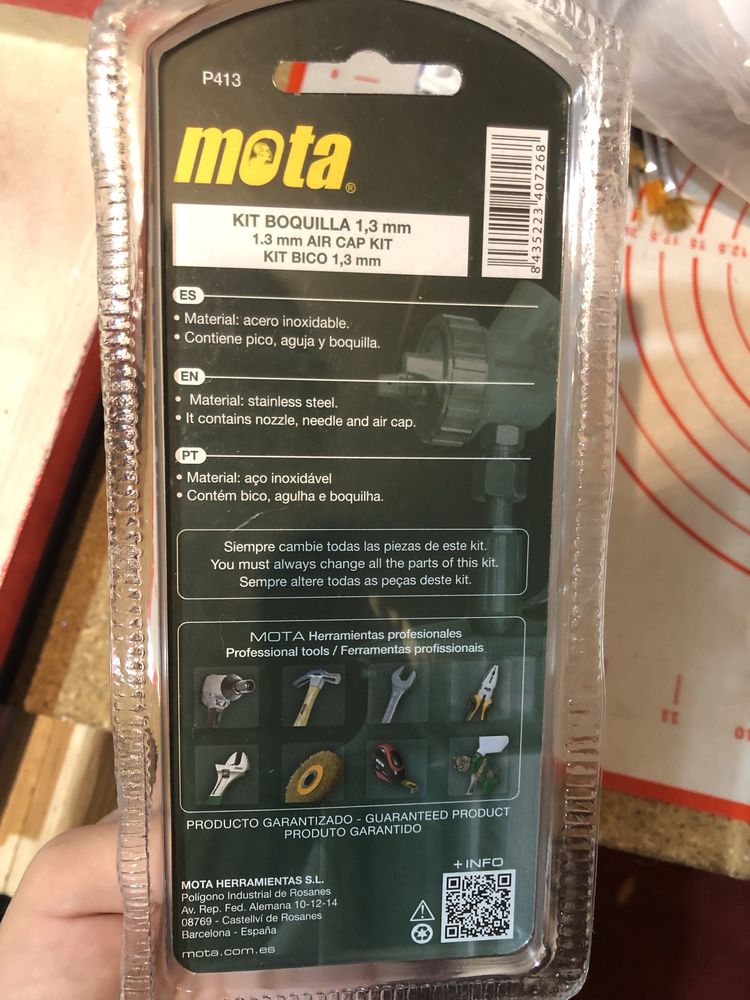 Acessorios pistola de pintura nozzle kit