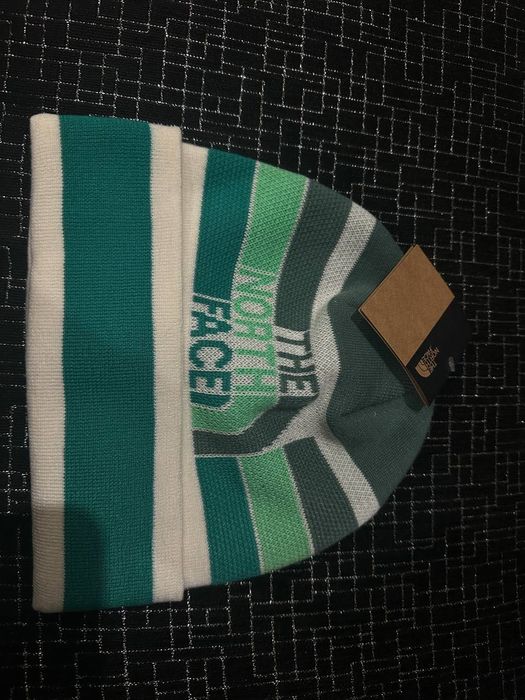 Шапка The North Face Retro Logo Beanie, Dark Sage (NWT) чоловіча