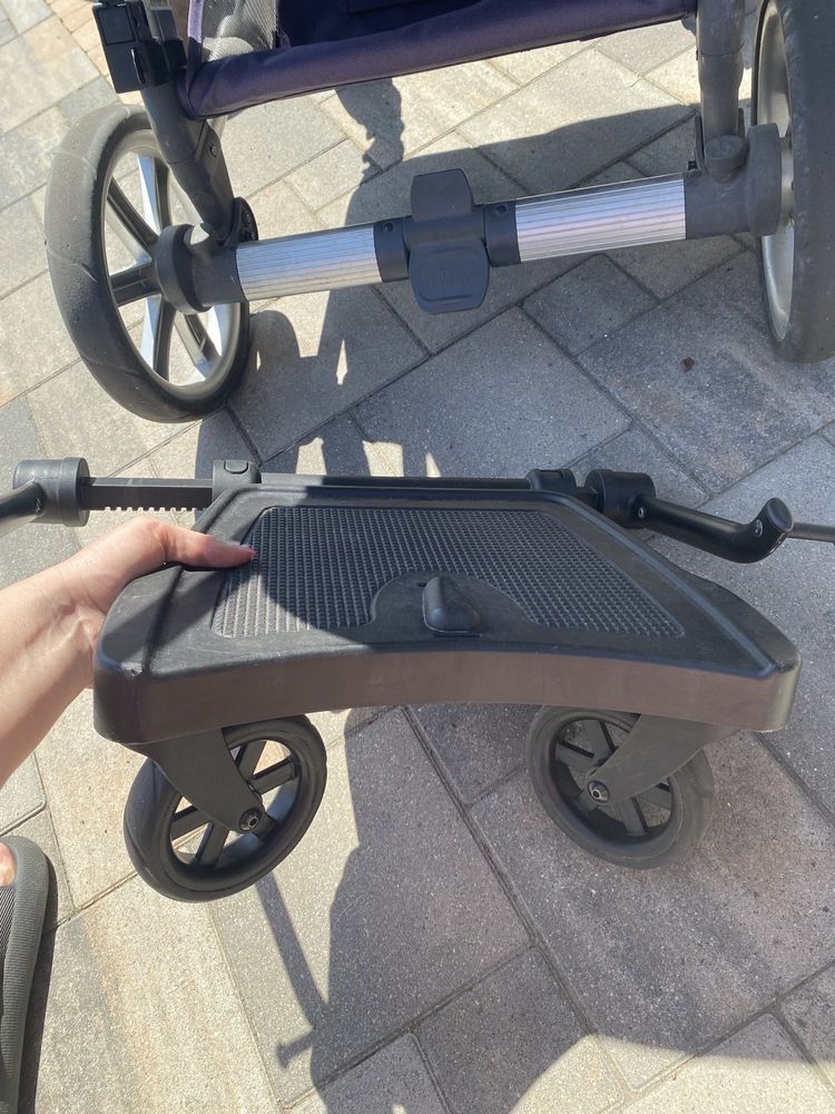Wózek 2w1 abc design condor 4 niemiecki z dostawką pokrowcem na nóżki