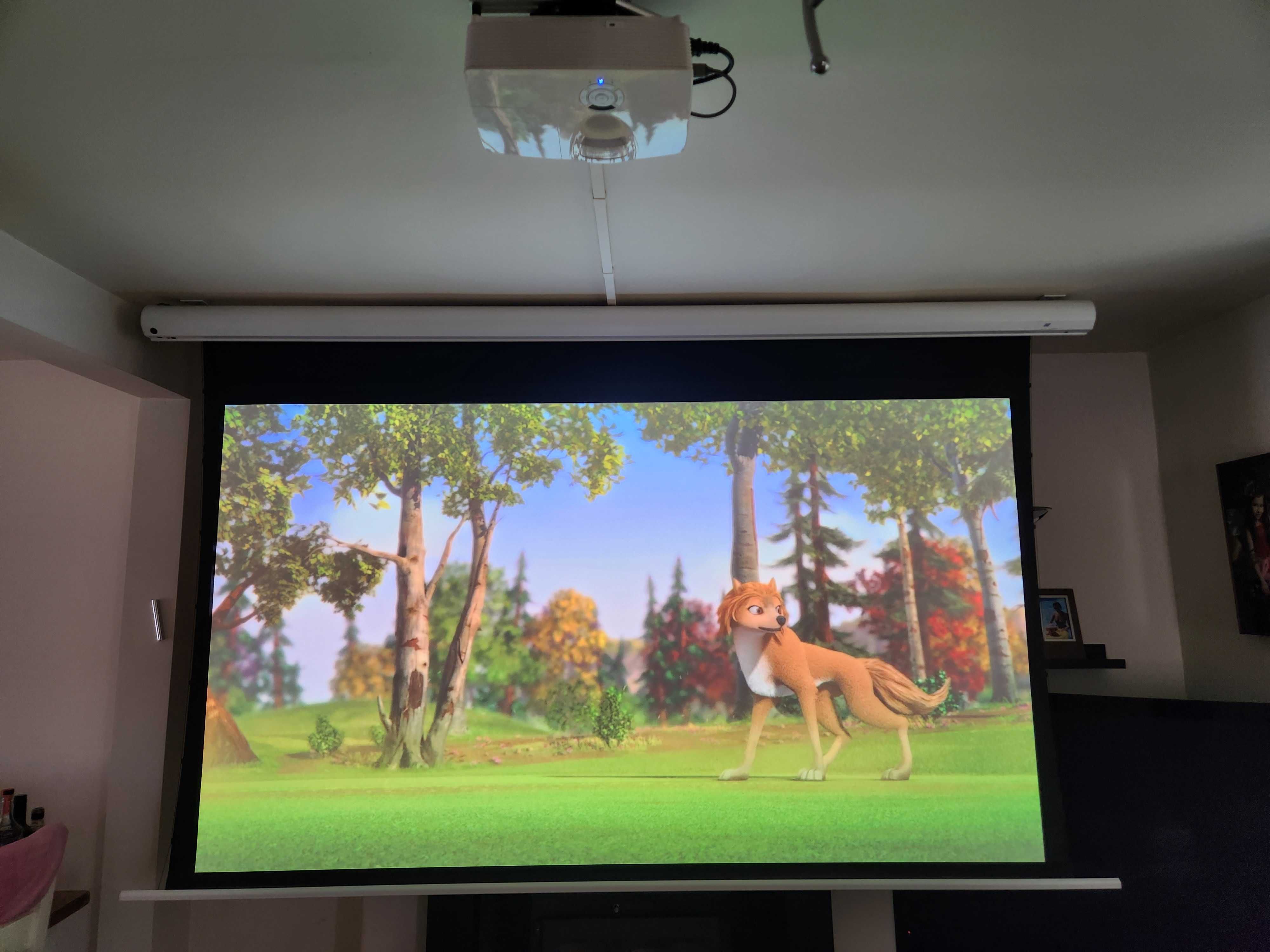 Elite Screens 120" Tab Tensioned Motorised Electric Projector Screen