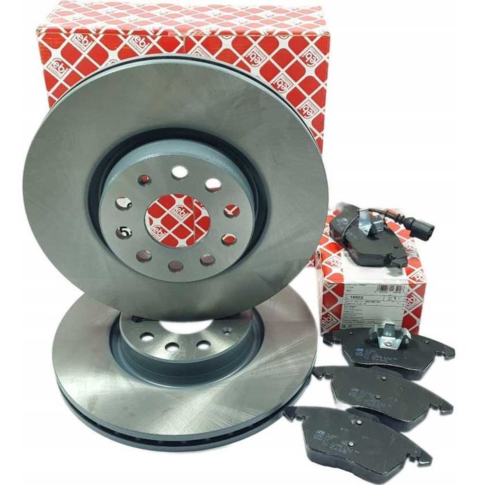 Диски та колодки Febi для Audi, Skoda Octavia II, VW, Passat B6/B7
