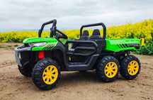 CIĄGNIK Elektryczny John Deere 24V 800W TRAKTOR Auto Akumulator DZIECI