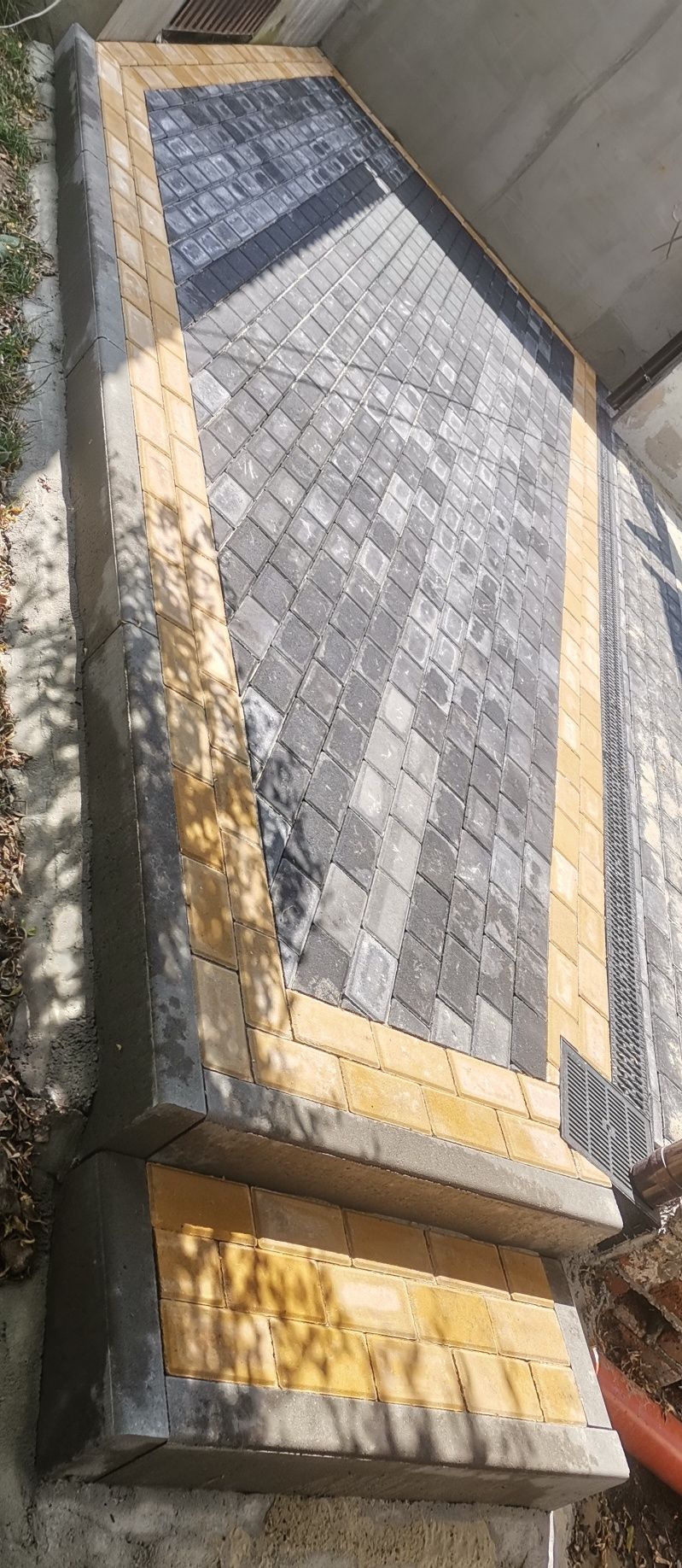 Укладка тротуарной плитки