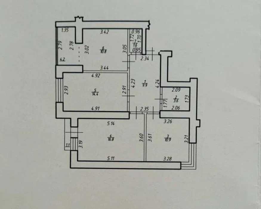 Здана 3 кімнатна ЖК Опришівська Слобода