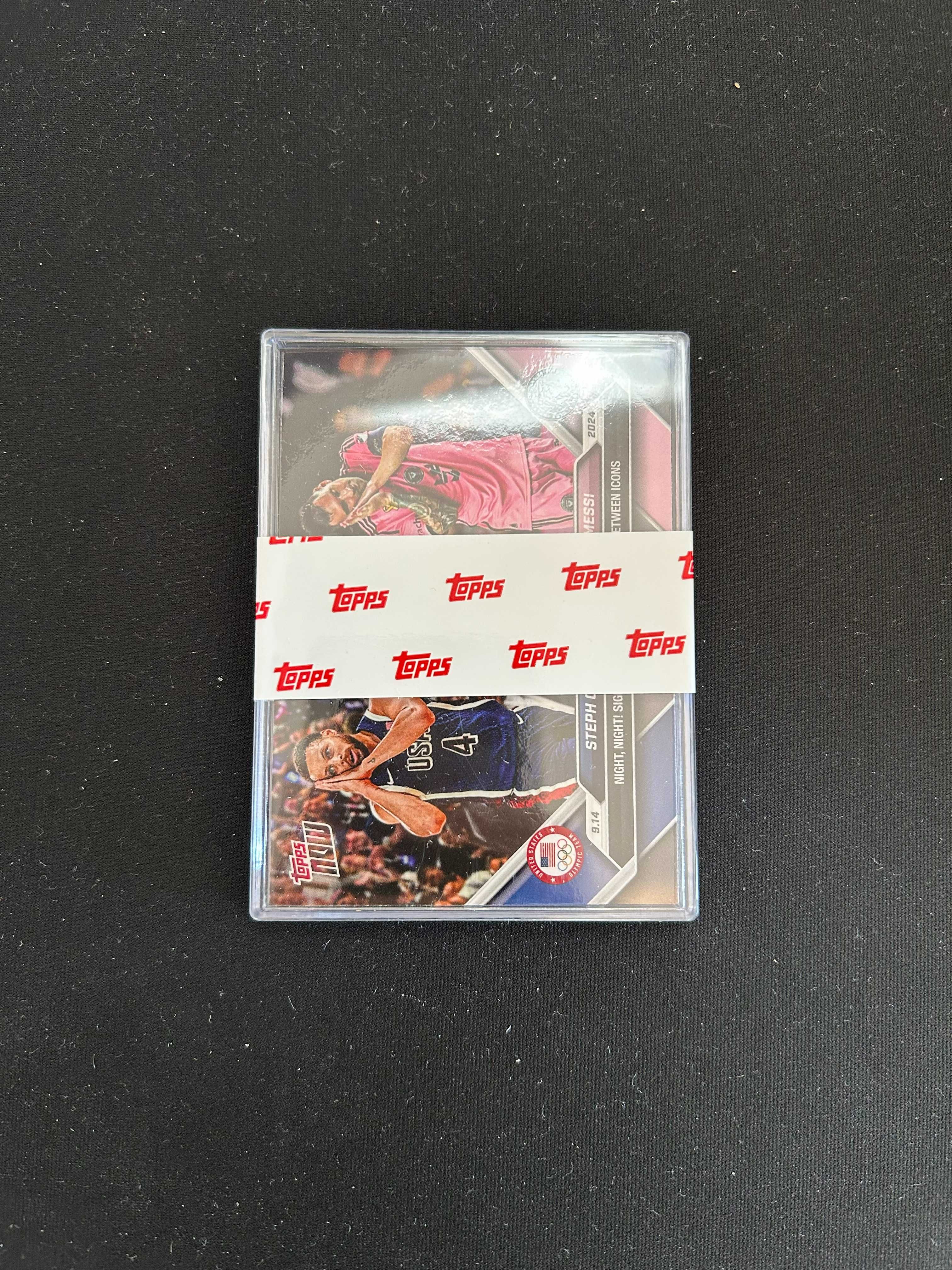 TOPPS NOW (SELADO) - MESSI/CURRY 5 CARTAS (Pode conter paralelos)