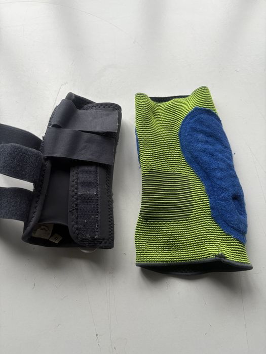 Luvas cotovelo e proteção de pulso