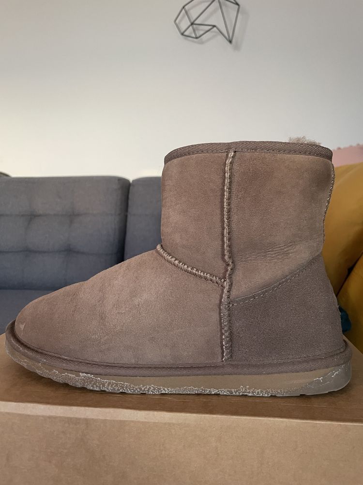Buty sniegowce kozaki Emu Stinger Mini zimowe Mushroom 42 jak NOWE