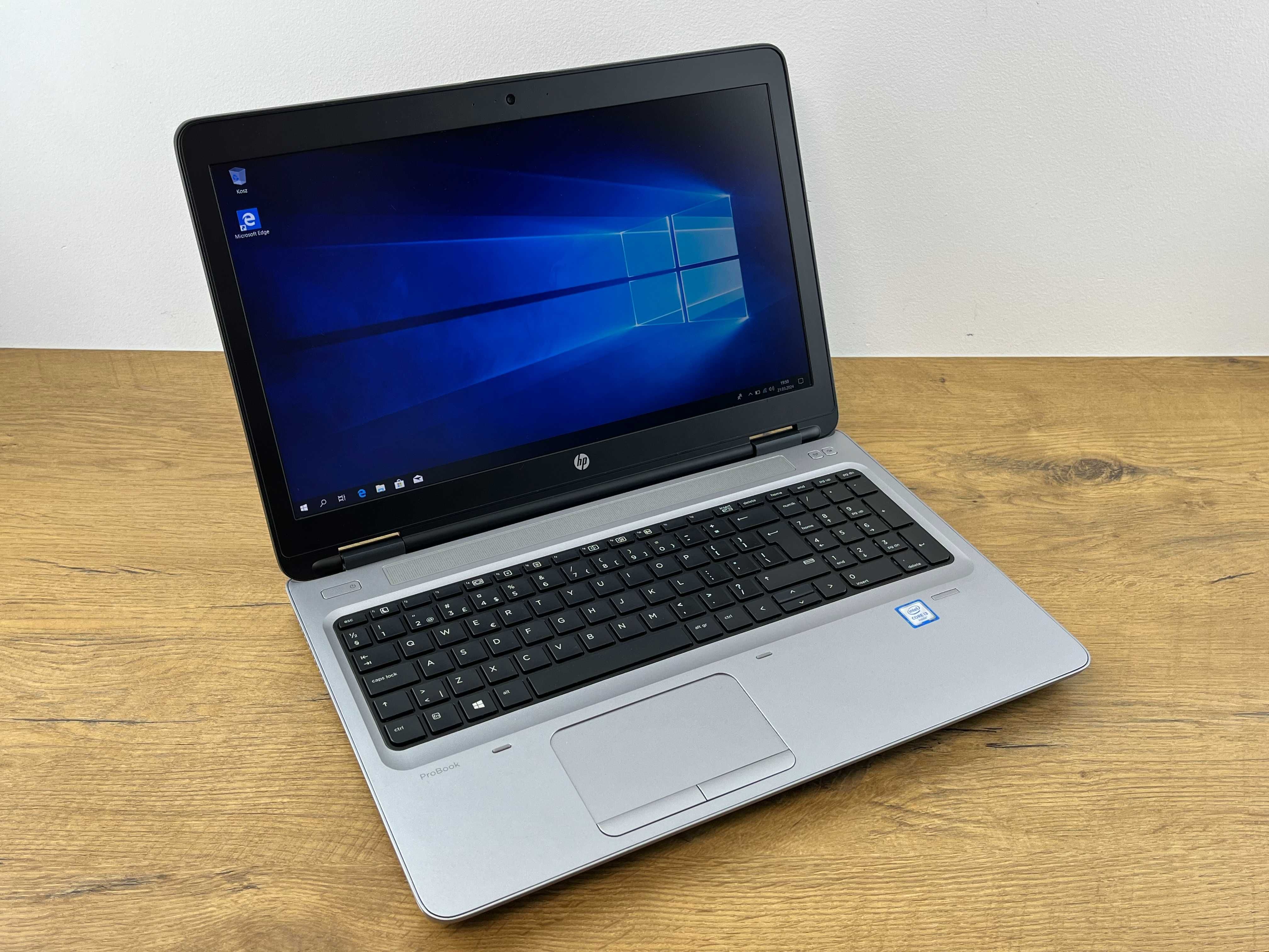 1017. HP ProBook 650 15,6" Intel Core i3-6TH  8 GB RAM 120GB SSD M2