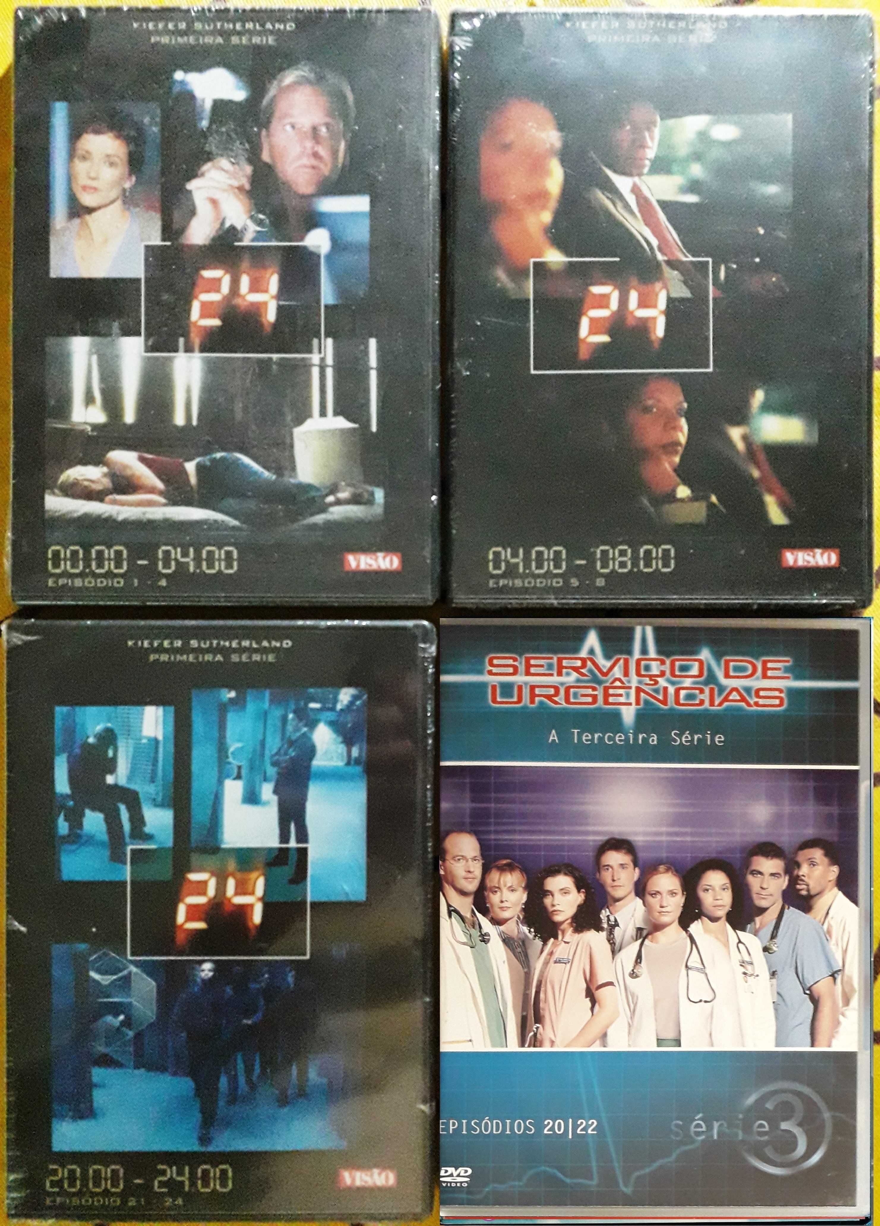 B: DVDs Séries TV 0,40 cêntimos, vários discos, Documentários, ficção!