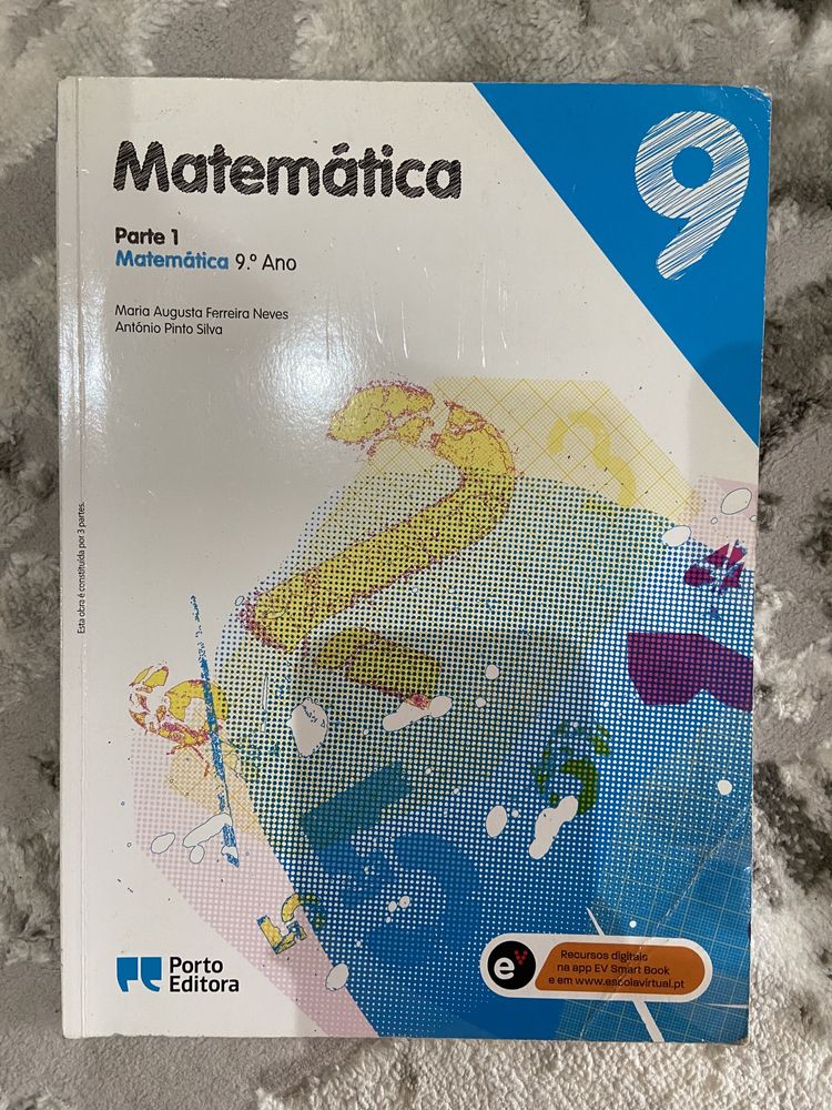 2 manuais Matemática 9° ano