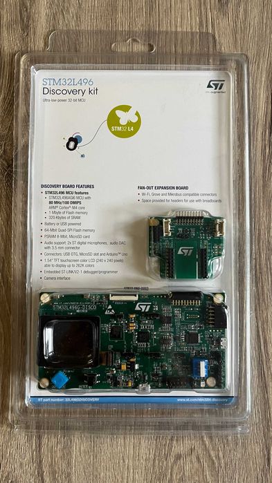 STM32L496 Discovery - Zestaw Rozwojowy z MCU STM32L4 Wyświetlacz LCD