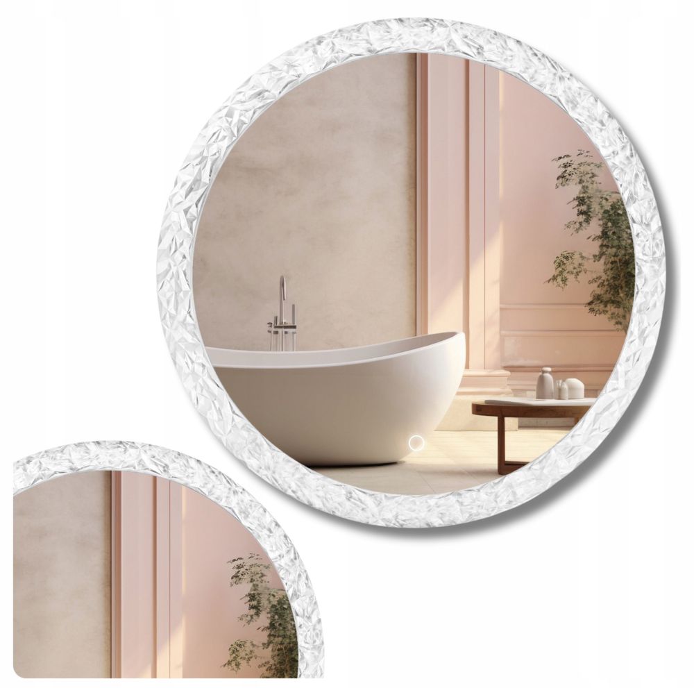 NOWE Lustro Led podświetlane sr. 60 cm