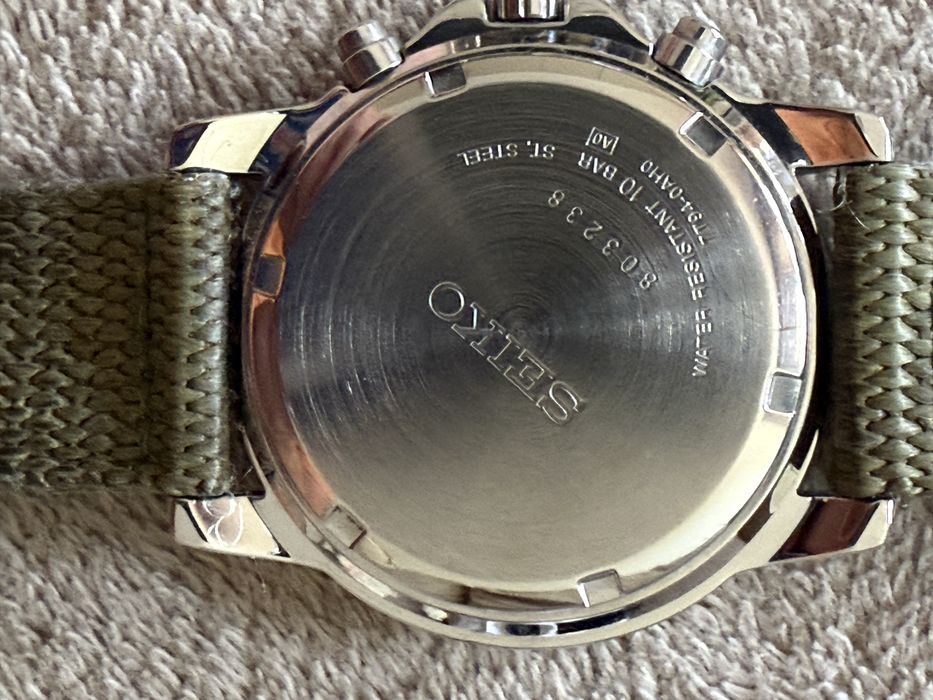 Zegarek Seiko Chronograph 7T94-0AH0 military