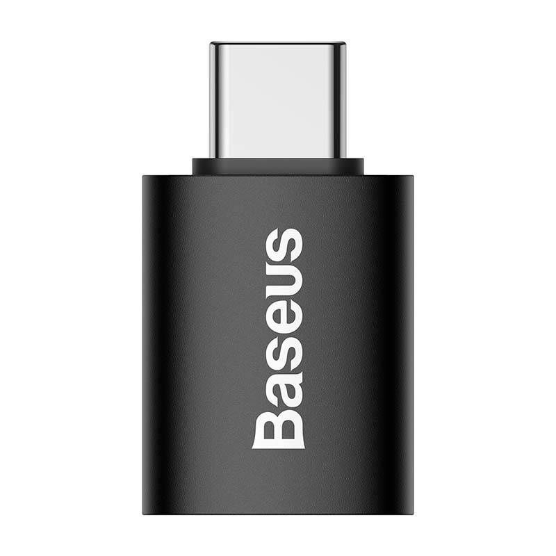 Adapter Usb-C Do Usb-A Baseus Ingenuity, Otg (Czarny)
