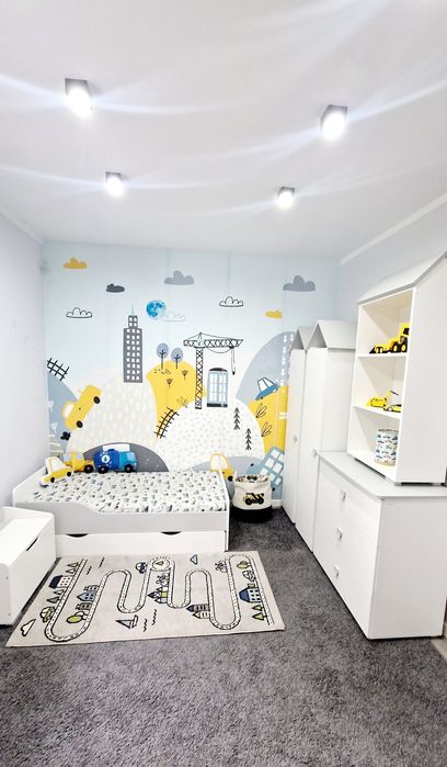 Dywan dziecięcy Kids 3D 120x170 droga ulice miasto