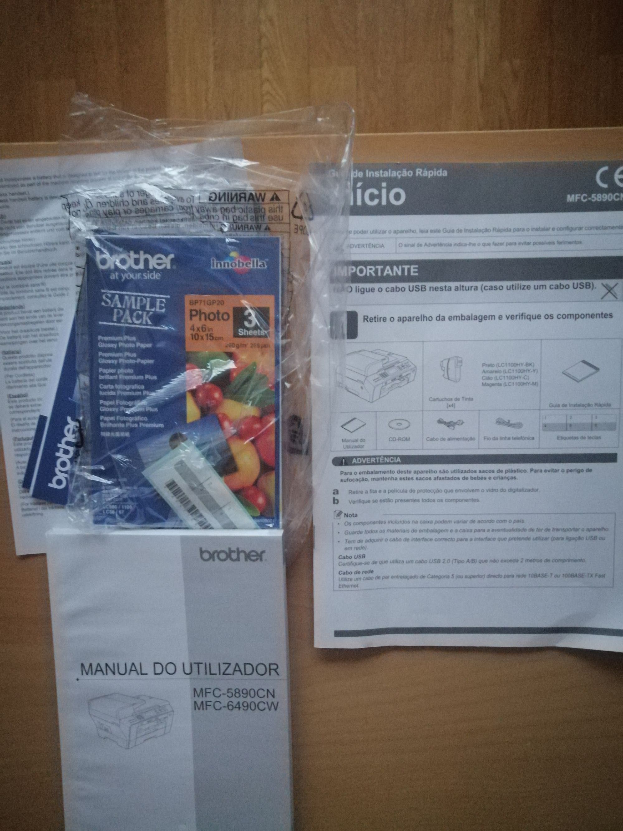 Impressora  Brother MFC-5890CN como nova