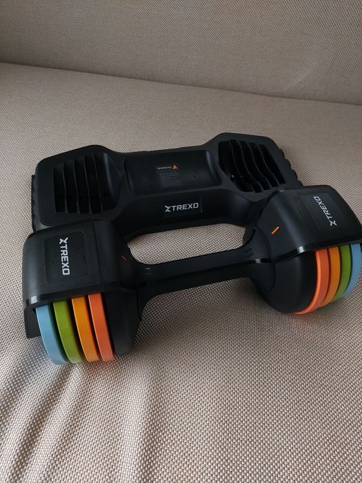 Гантелі регульовані TREXO 11,5кг multicolor