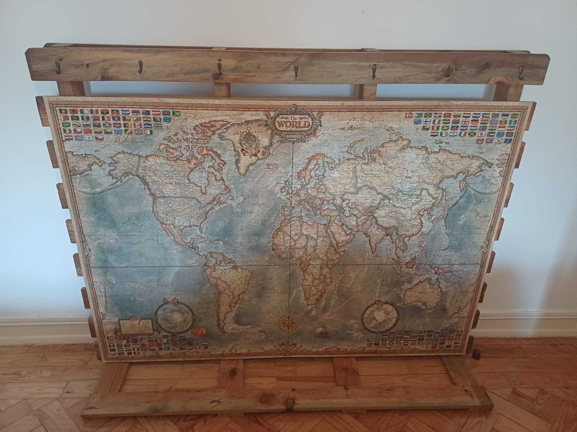 Móvel Bengaleiro Puzzle Mapa Mundo