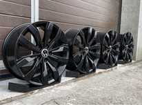 4x felgi aluminiowe Czarne 5x112 r17 et45 7J Alufelgi Oryginał VW 17”