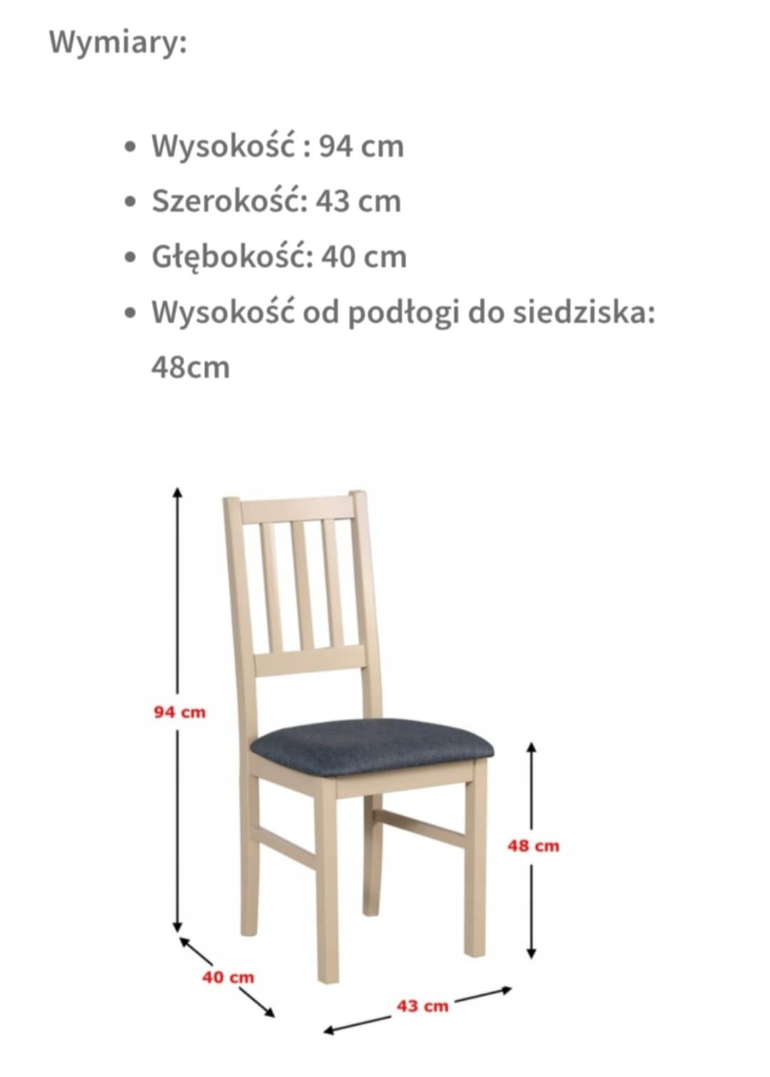 Stół z krzesłami