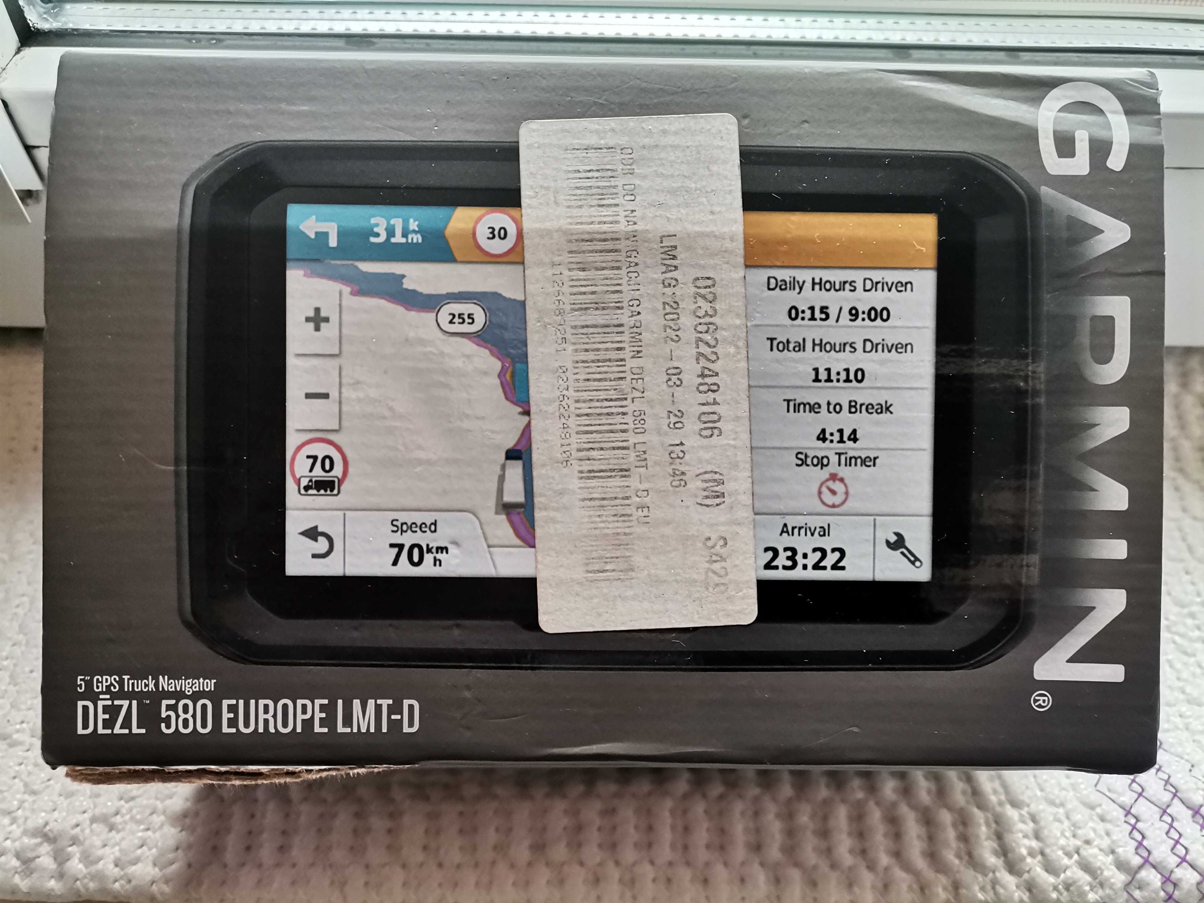 Garmin Dezl 580 LMT-D EU - Nawigacja dedykowana dla ciężarówek