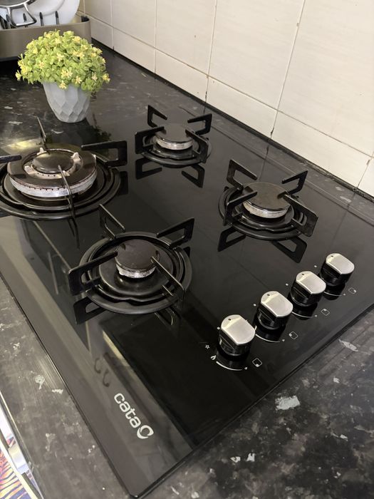 Placa á Gás Cata 4 zonas de calor
