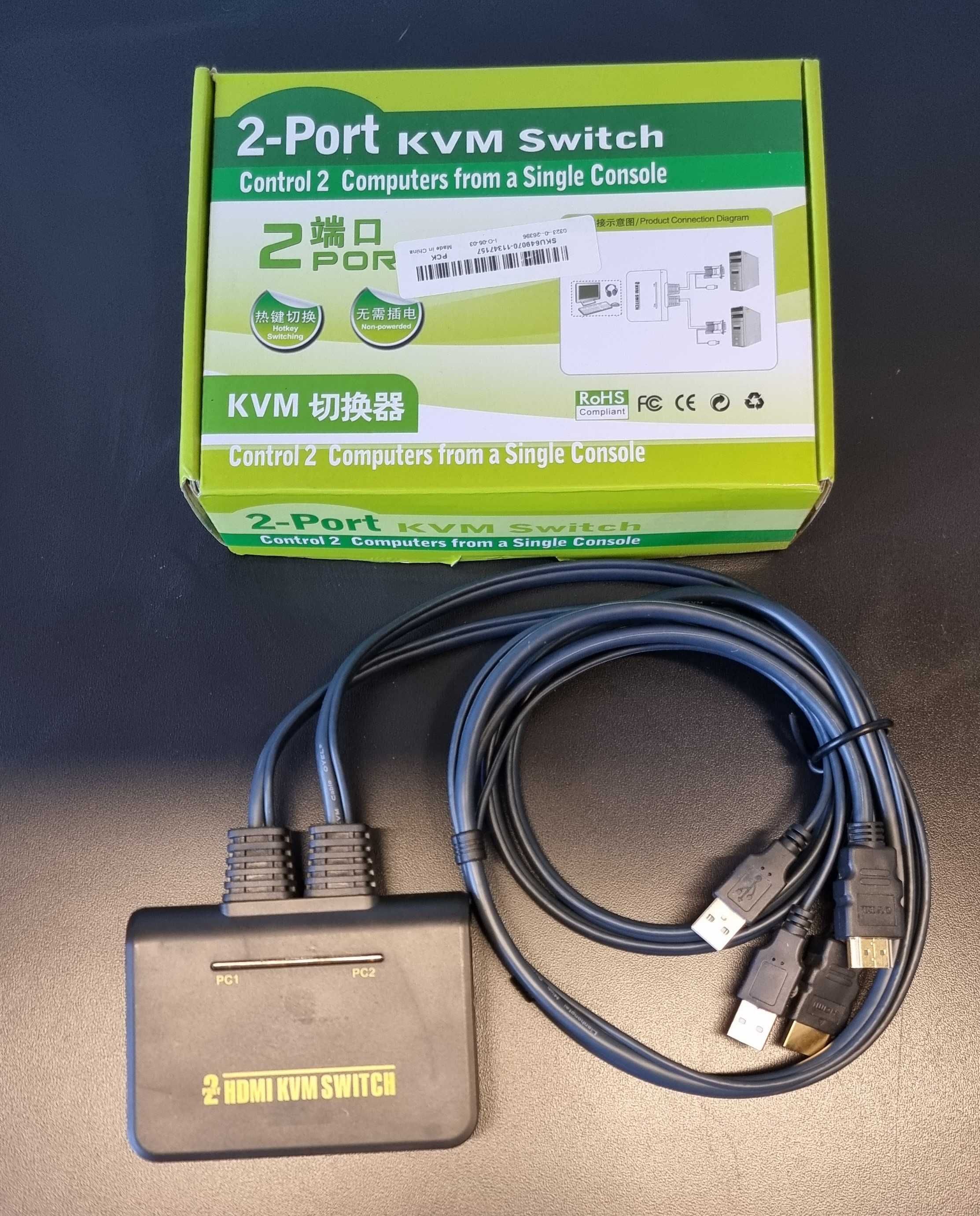 2- Port HDMI KVM Switch - NOVO