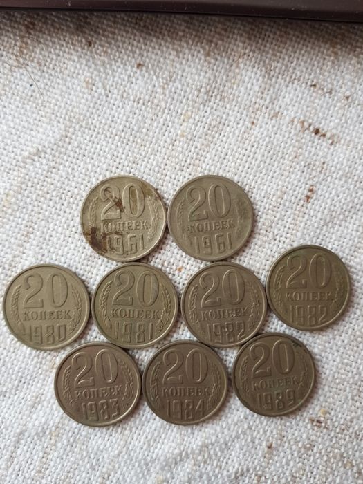 Продам советские монеты 1956-1991 годов в количестве 120 штук