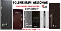 Drzwi z MONTAŻEM,zewnętrzne,WEJŚCIOWE do mieszkania-wewnątrzklatkowe
