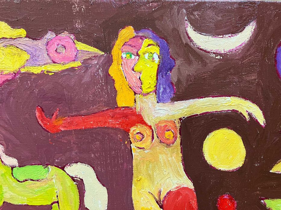 Авангард картина, абстракція 60 х 80 см, художник Бойко Петро