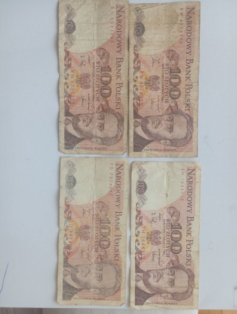 Banknoty PRL 50zl,100zl,500zl,1000zl, 5000zl,10000zl