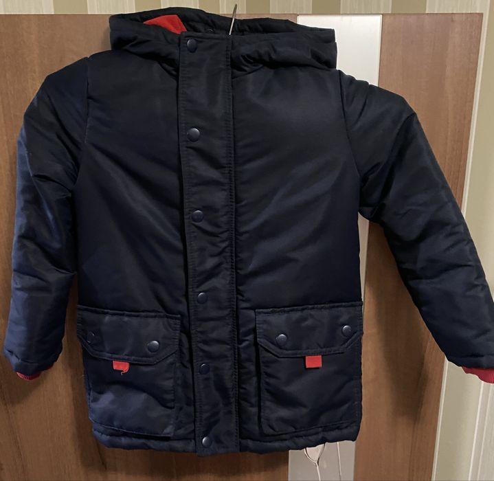 Тепла парка для хлопчика, розмір 110-116