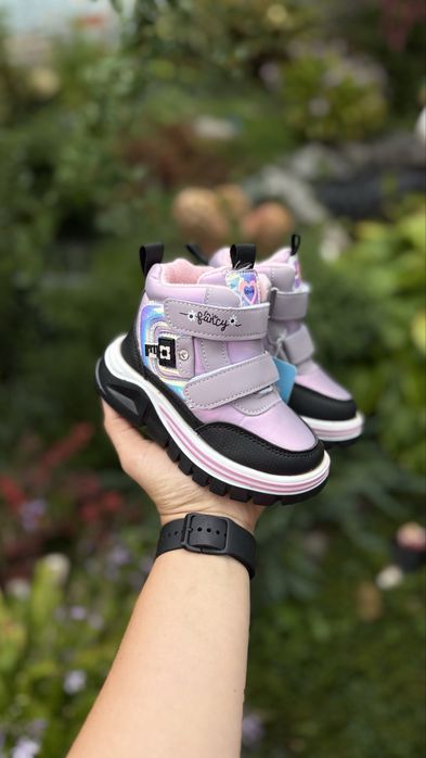 Термоботинки  на овчині для дівчаток 25,26 р