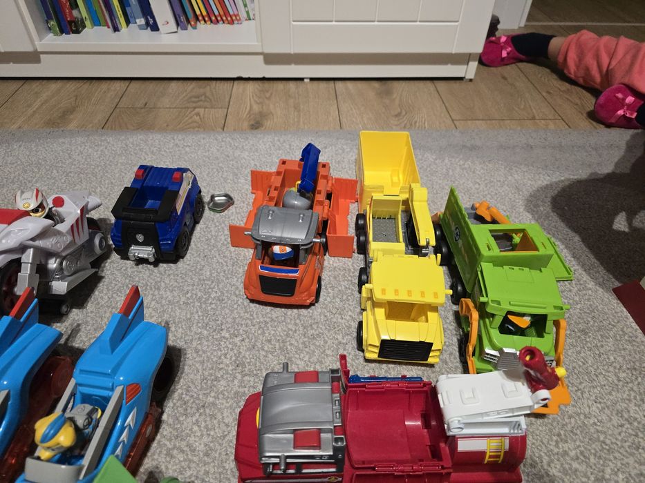 Mega zestaw pisi patrol pojazdy baza patrolowiec