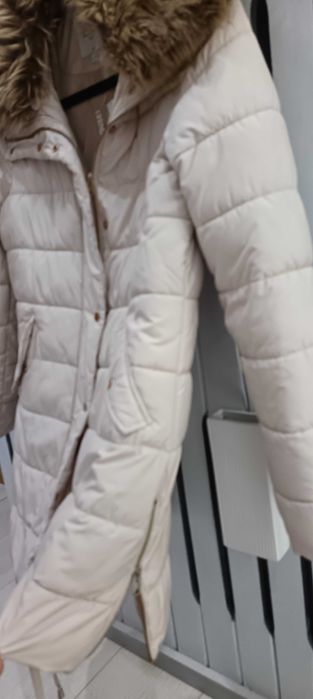 Kurtka damska 38 rozm. jasno beżowa Clockhouse