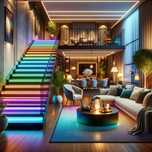 Розумні сходи з динамічною підсвіткою / Smart Stairs RGB Pro+