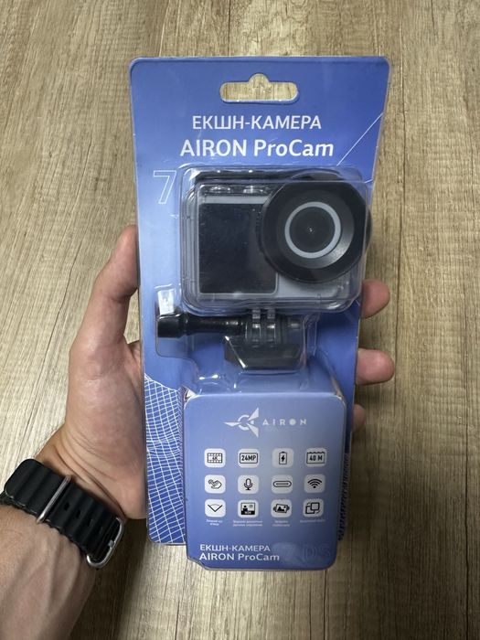 Екшн камера AIRON ProCam 7 DS + захисний блок