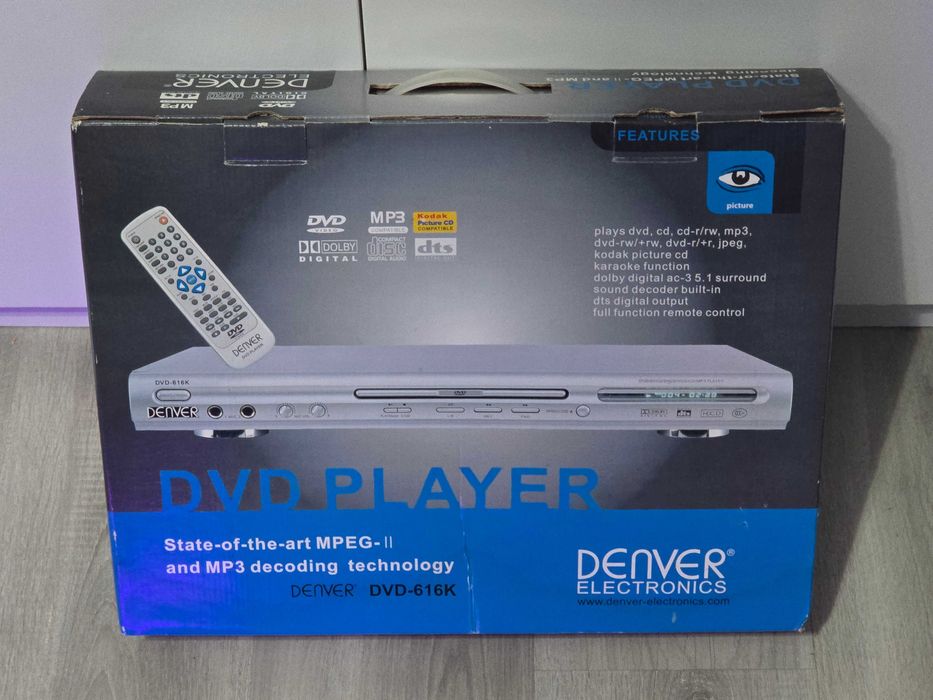 Leitor DVD Denver DVD-616K