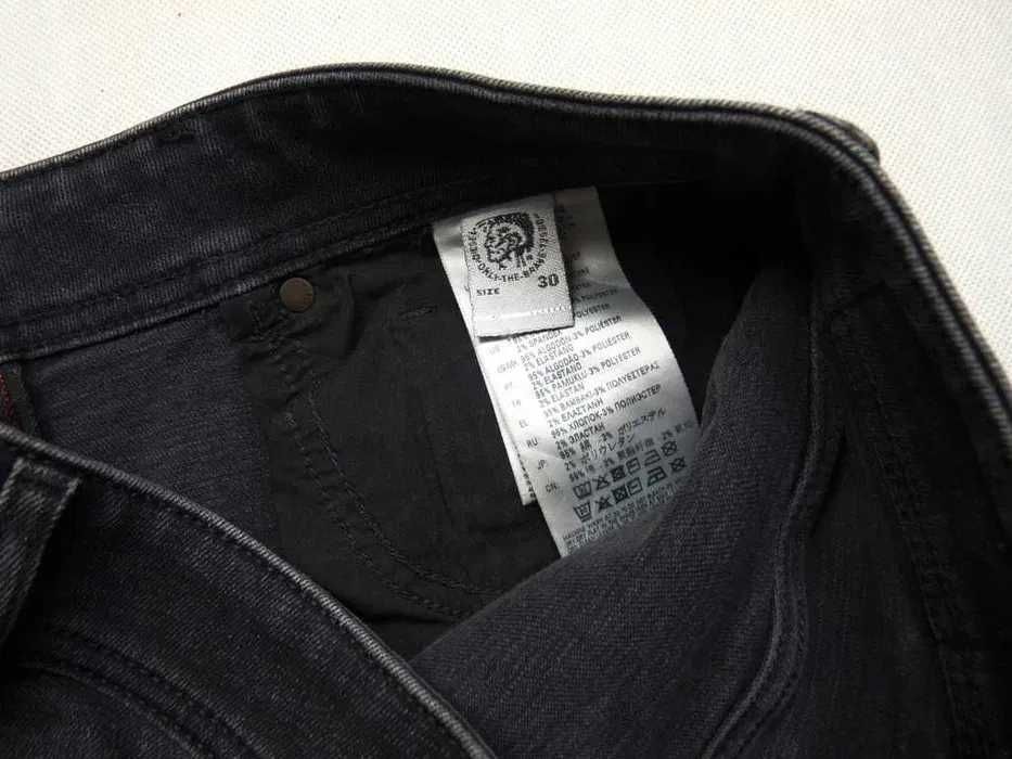 DIESEL SLEENKER X W30 L34 czarne opium rick owens rurki skinny slim
