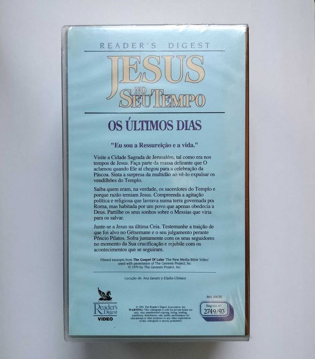 A História de Jesus, 3 VHS